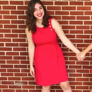 Tommy Hilfiger size 8 pretty red dress!!💃🏻